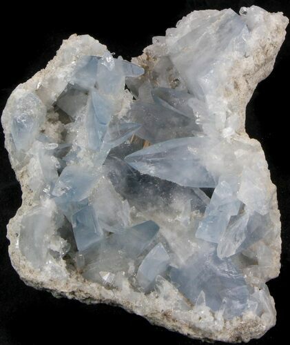 Celestine (Celestite) Geode - Large, Top Quality Crystals #37092